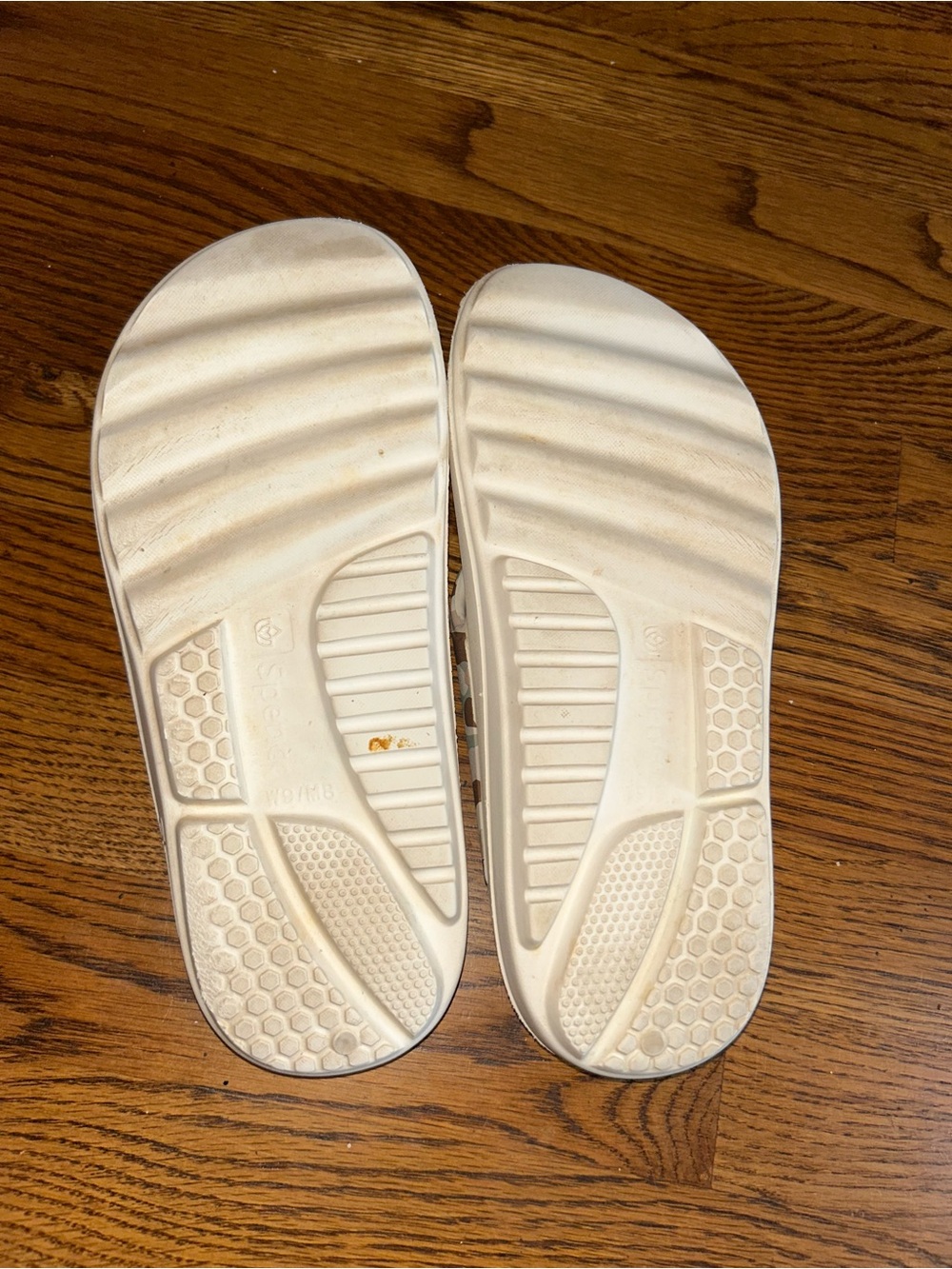 Spenco Fusion 2 Camo Flip Flops Comfort Women’s 9 Men’s 8 Beige Thong Sandal - Picture 6 of 9